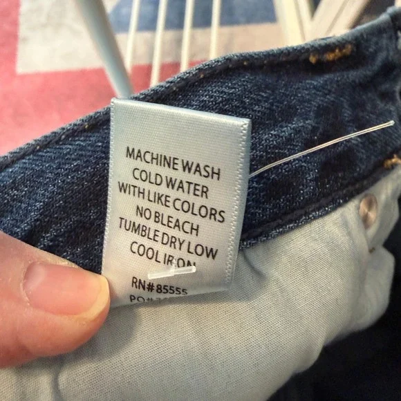 PISTOLA Denim Tate High Rise Bowed Wide Leg Women's Size 30 Cotton